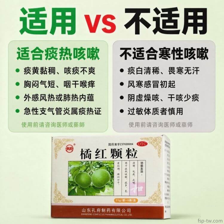 橘紅顆粒-辨證選藥